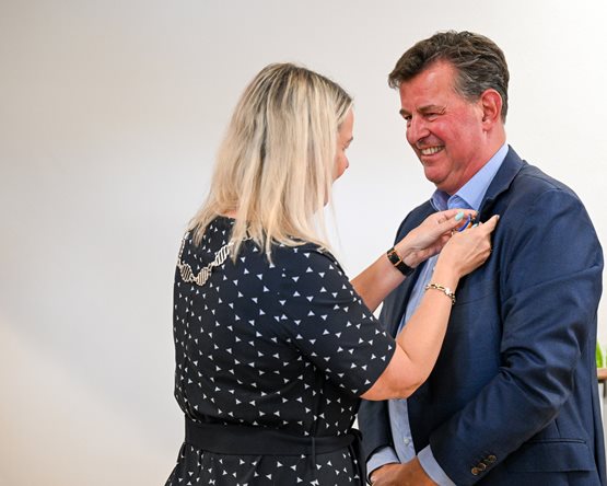 Maarten van Rixtel benoemd tot ridder in de Orde van Oranje-Nassau