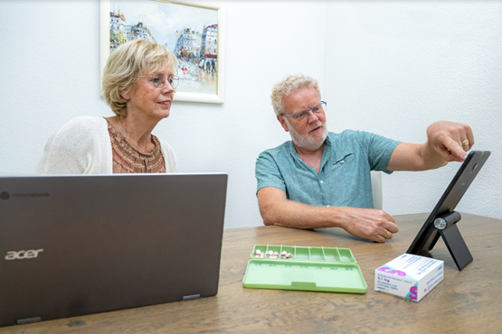 Parkinsonverpleegkundigen bezoeken patiënten thuis